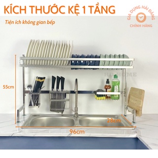 kệ úp chén bát inox cao cấp - Giá đỡ bát trên bồn rửa Hải Đăng chống han gỉ, tối ưu không gian bếp - Đổi mới trong 7NGÀY