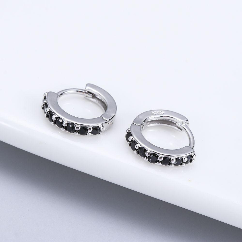 Khuyên Tai Đính Đá CZ Nhiều Màu Sắc Cho Nam Và Nữ|Khuyên Xỏ Sụn Tai Màu Xanh Dương Helix