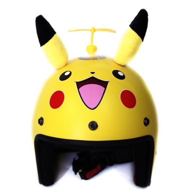 [Free ship 99k] Mũ Phượt 3/4 Pikachu mẫu mới