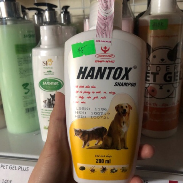 Sữa tắm chó mèo trị ve ghẻ, dưỡng lông thơm lâu hantox