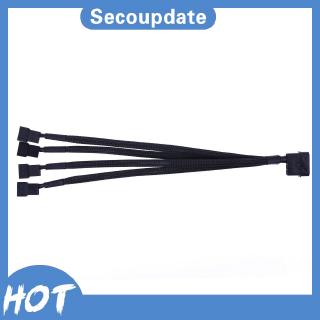 Dây cáp tản nhiệt 4 cổng IDE Molex sang 4 cổng 3pin / 4pin