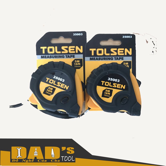 THƯỚC CUỘN THÉP BỌC NHỰA MỀM 3/5/8M - TOLSEN 35002/03/05