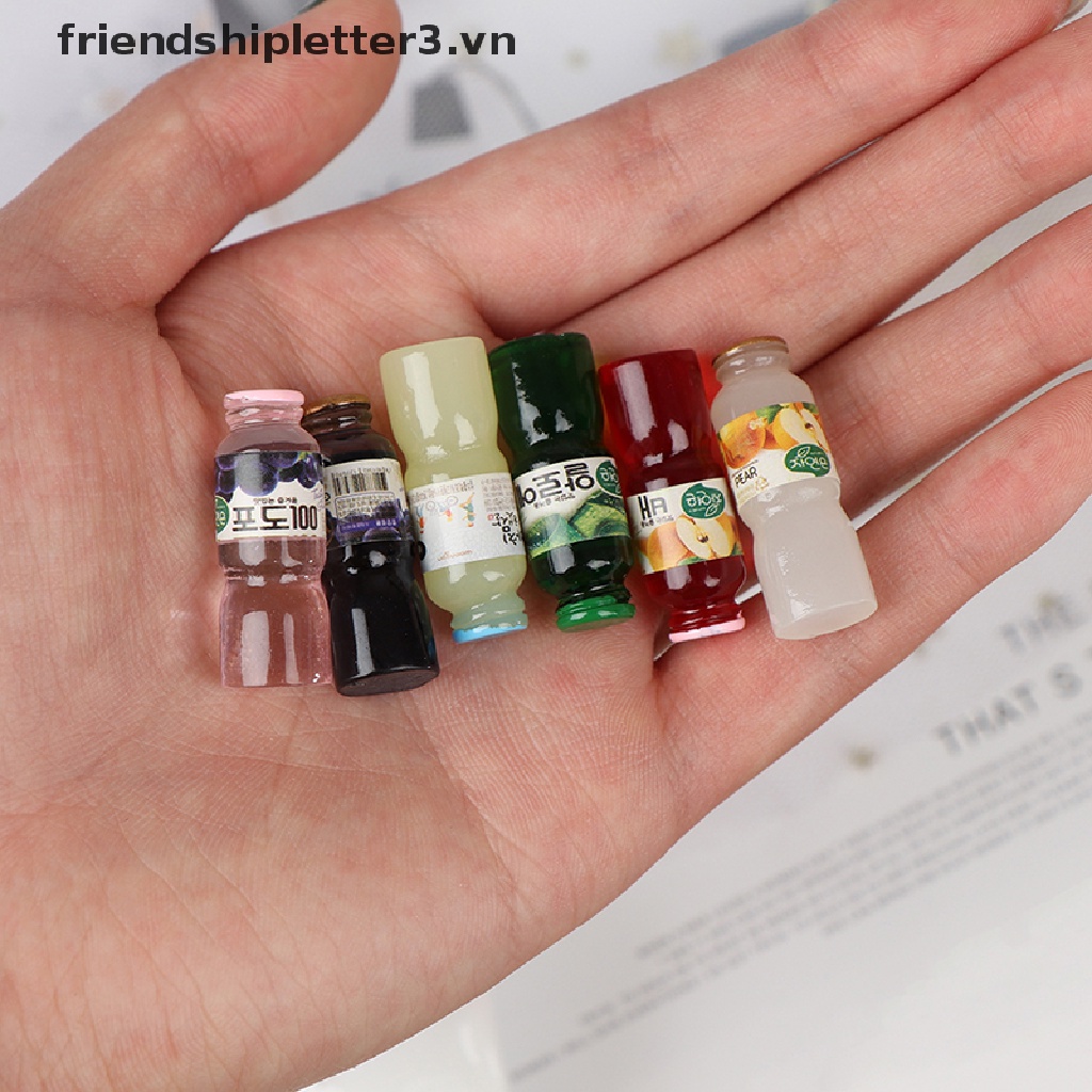 Set 5 Bình Nước Mini Tỉ Lệ 1: 12 Cho Búp Bê