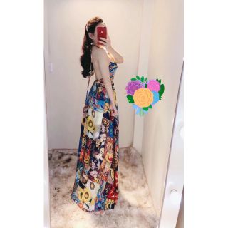 Váy maxi đầm maxi hở lưng siêu xinh