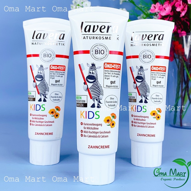 Kem đánh răng trẻ em Lavera 75ml