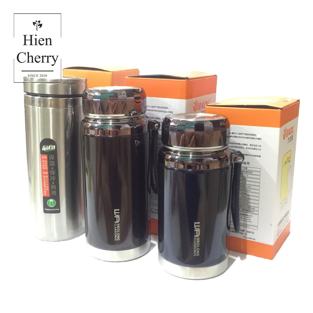 Bình giữ nhiệt nóng lạnh 1500ml - 1200ml - 1000ml - 780ml - 600ml chất liệu INOX 304 - An toàn - Tiện lợi