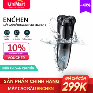 Máy cạo râu xiaomi youpin enchen blackstone 3 electric shaver 3d ipx7 chống nước cao cấp - pin sạc siêu khủng - unimart