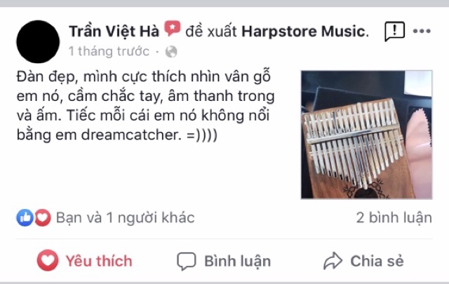 ĐÀN KALIMBA 21 PHÍM ARES KOA A21K- Tặng túi chống sốc (BẢO HÀNH 2 NĂM)