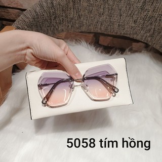 Kính Mát Không Viền Lục Giác 5058