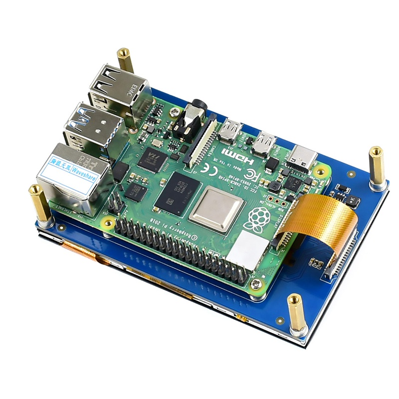 Màn hình điện dung 800x480 IPS 4B/3B+ 800x4.3 inch cho Raspberry Pi | BigBuy360 - bigbuy360.vn