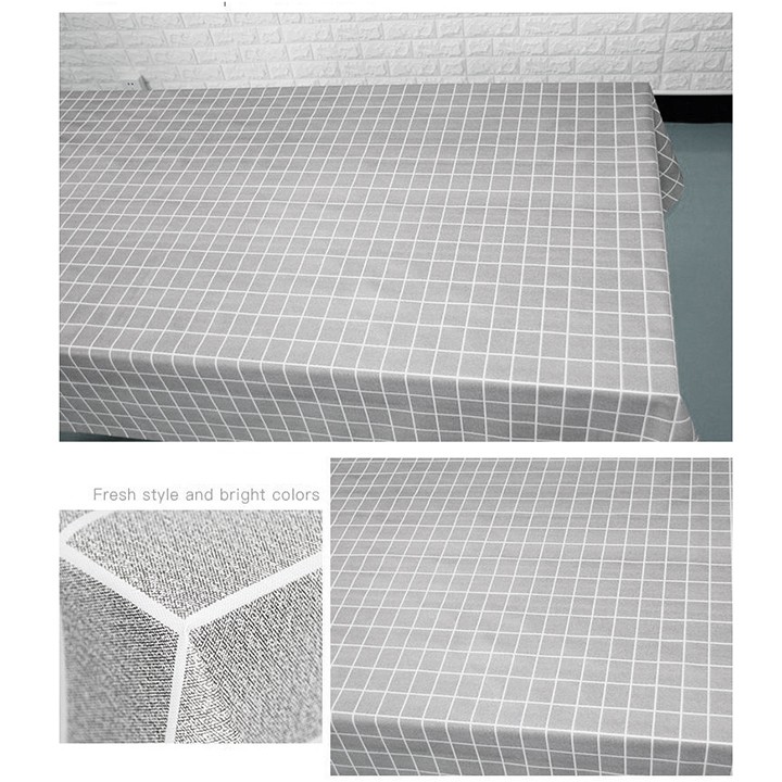 Tấm khăn trải bàn kẻ caro nhựa PVC chống thấm nước | BigBuy360 - bigbuy360.vn