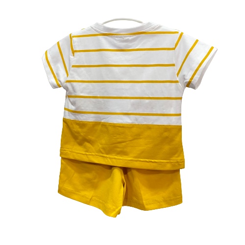 Bộ thun short Bé Gái giả yếm siêu cưng (10-18kg)