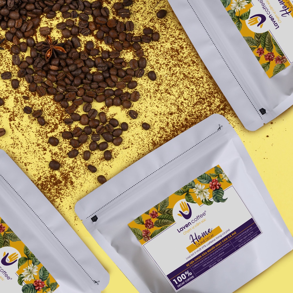 Cà phê Decaf HOME cao cấp tách Caffeine - Laven Coffee Không Gây Say, Khó Chịu, Mất Ngủ | BigBuy360 - bigbuy360.vn