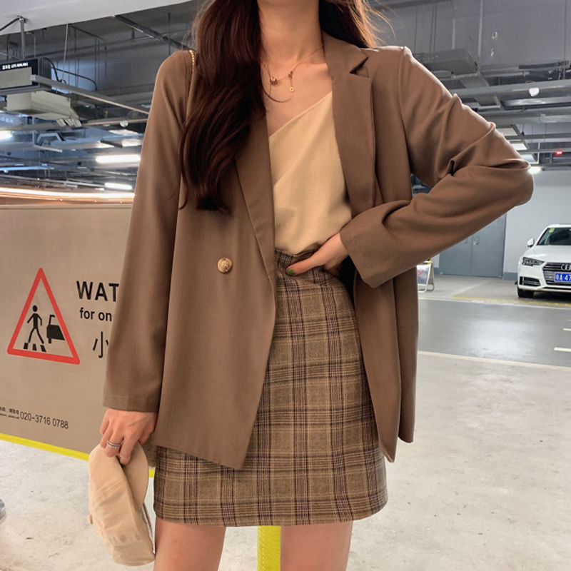 Áo Blazer Korean New Loose Fashion Long Sleeve Coat Suit Women