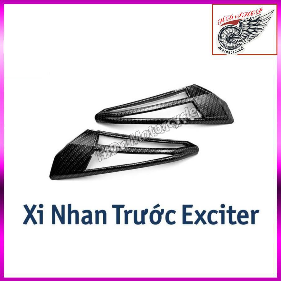 Bộ ốp Xi nhan trước - Xi nhan sau CARBON xe Exciter 150
