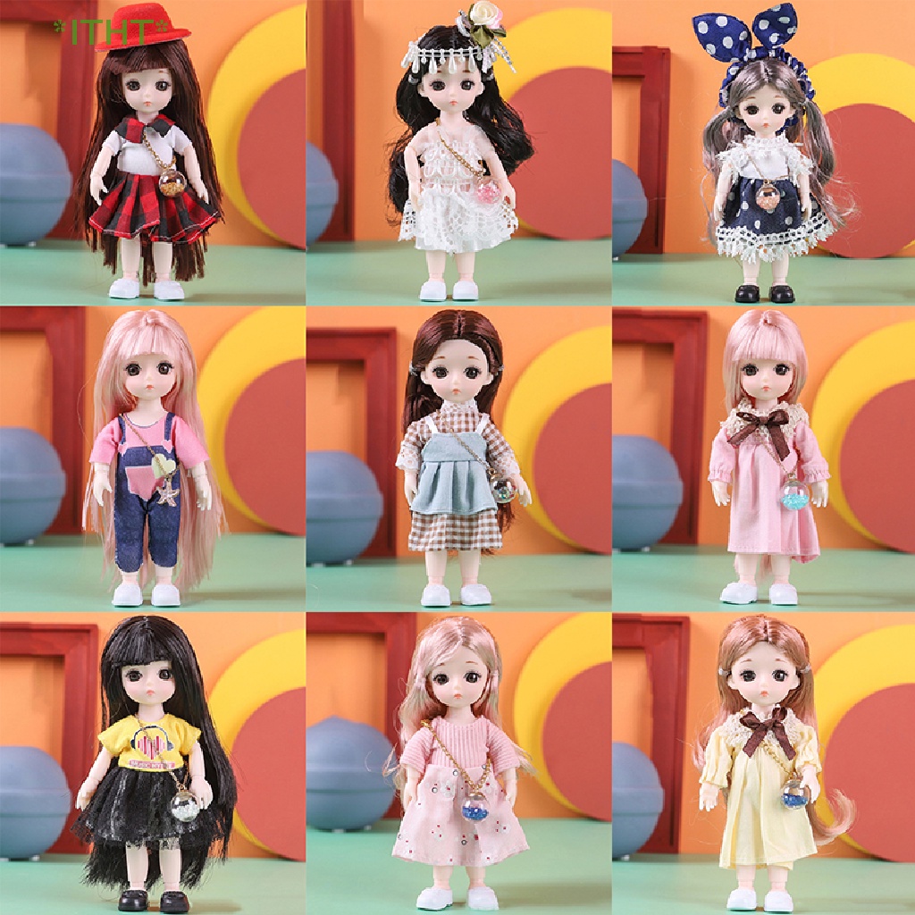 Đầm Đồ Chơi Búp Bê Ob11 1 / 12 16-18cm Mới