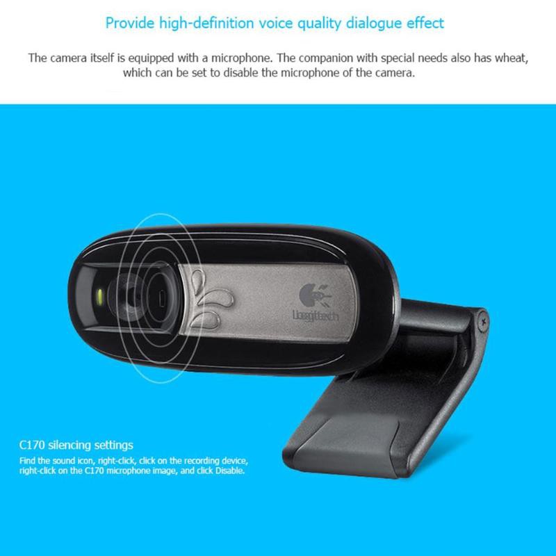 CMOS Webcam Dạng Lỏng Logitech C170 Hd | BigBuy360 - bigbuy360.vn