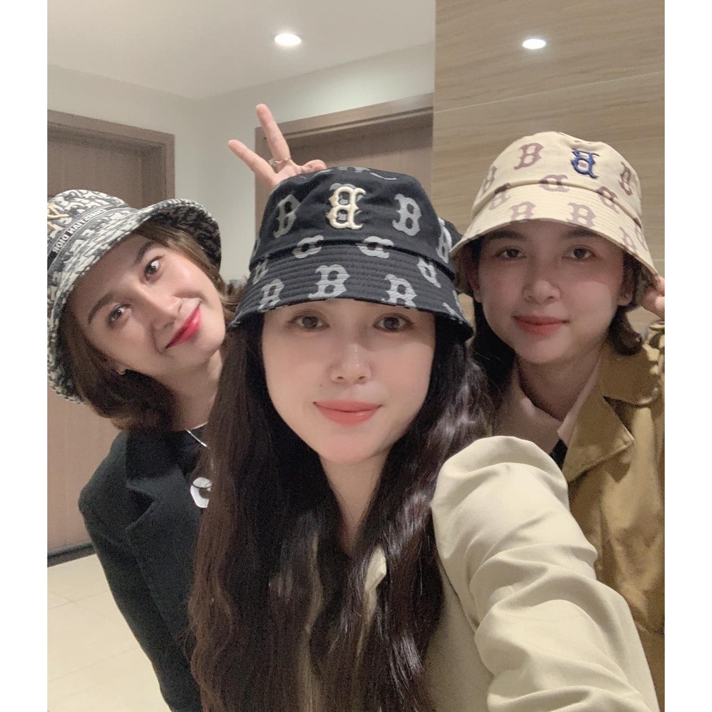 Nón/ Mũ chữ B Bucket ,nón MLB 3 màu cực hot