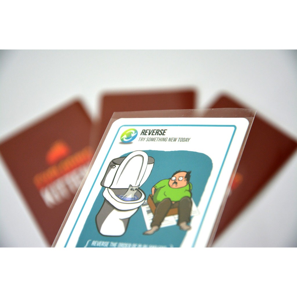 Combo Mèo Nổ Exploding Kittens + Bọc Bài (100 Bọc)