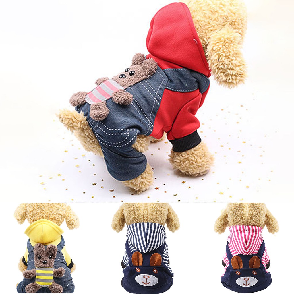 Bộ Quần Áo Giữ Ấm Thời Trang Đáng Yêu Cho Thú Cưng