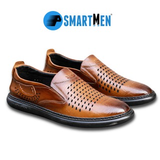 Giày Lười Da bò SMARTMEN GLM-150 vàng