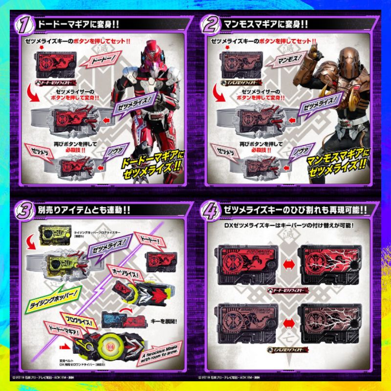 Đồ Chơi Kamen Rider Zero-One | Dx Force Riser, Raid Riser, Dx Progrise Key Các Loại | 2nd, FullBox