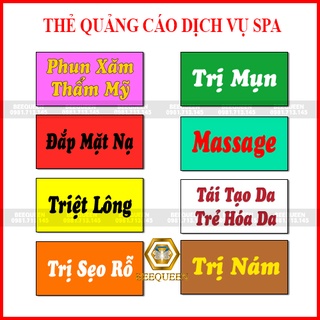 Album Thẻ Quảng Cáo Dịch Vụ Tiệm Spa - Nail - Mi
