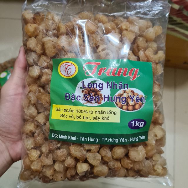 [CHÈ DƯỠNG NHAN] Long Nhãn Hưng Yên sấy khô, trắng đẹp (gói 1kg)