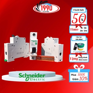 Cầu dao tự động Aptomat MCB 1P Easy9 thiết bị điện Schneider