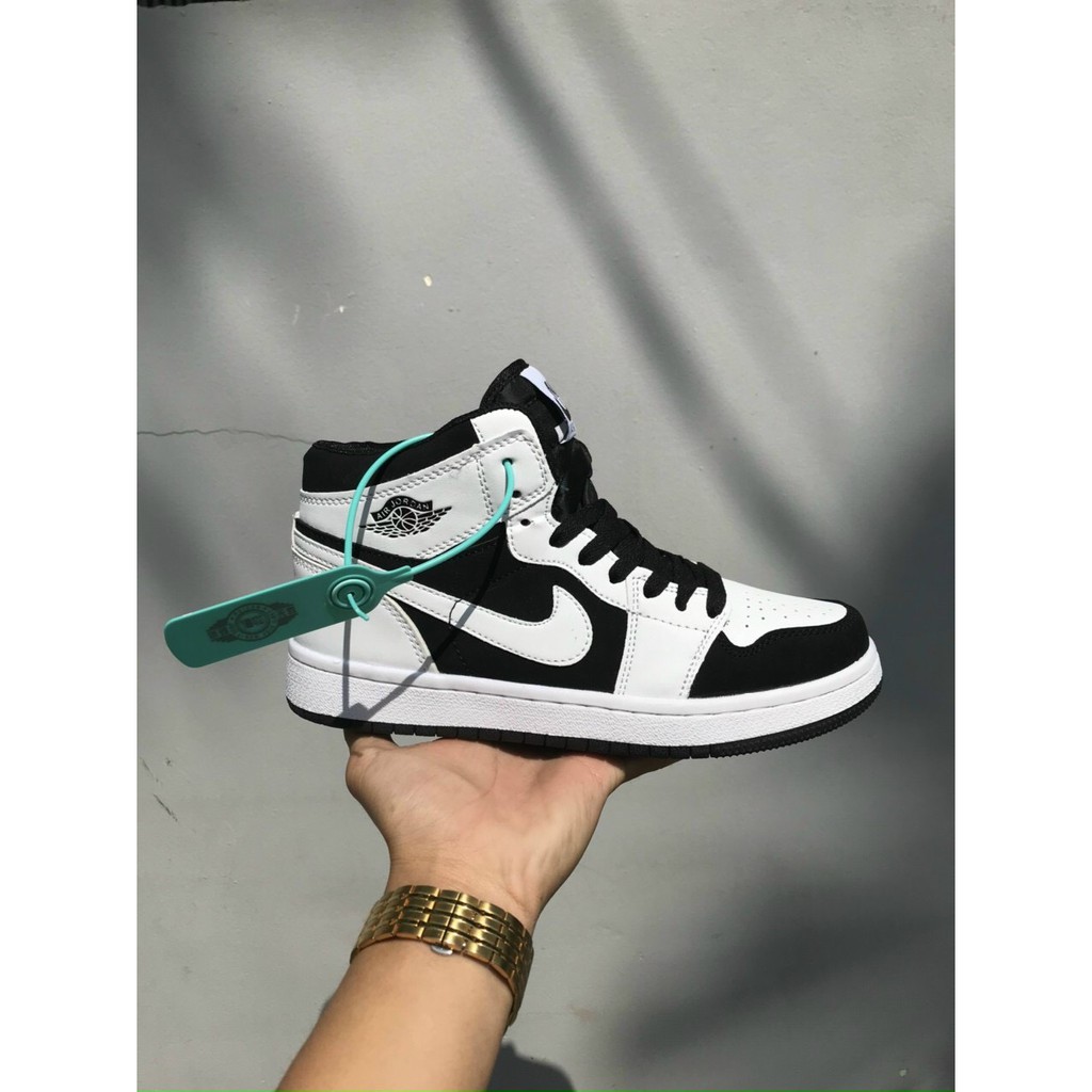 Giày Thể Thao Nike_Air Jodan Panda Cao Cổ Đen  Trắng | BigBuy360 - bigbuy360.vn