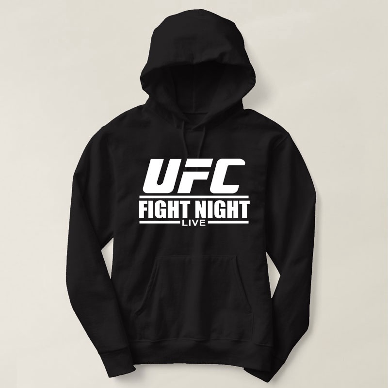 Mới Áo Hoodie Tay Dài In Chữ UFC Boxing Phong Cách Hàn Quốc Cho Nam