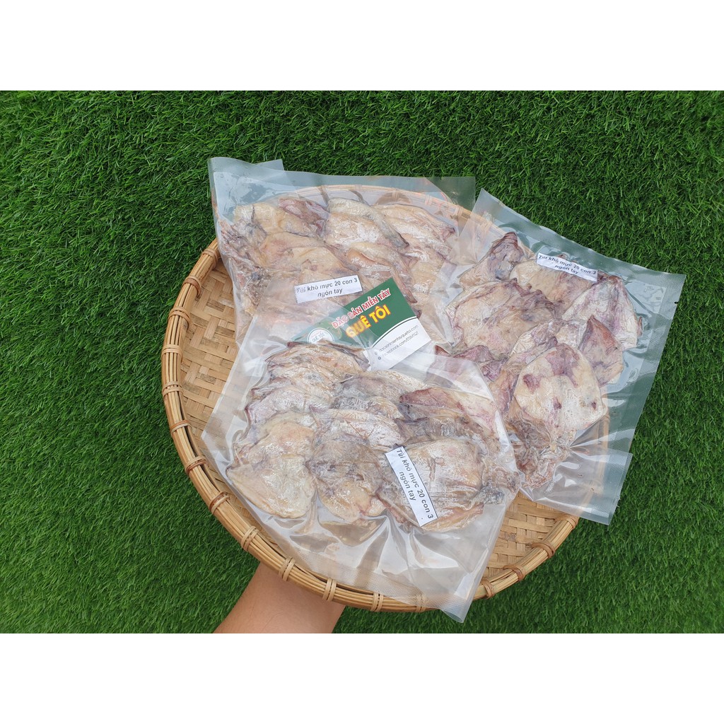 [ 100g ] Khô mực Cà Mau - (100g/ 20 con) Khô mực Sông Đốc Cà Mau - Ship toàn quốc