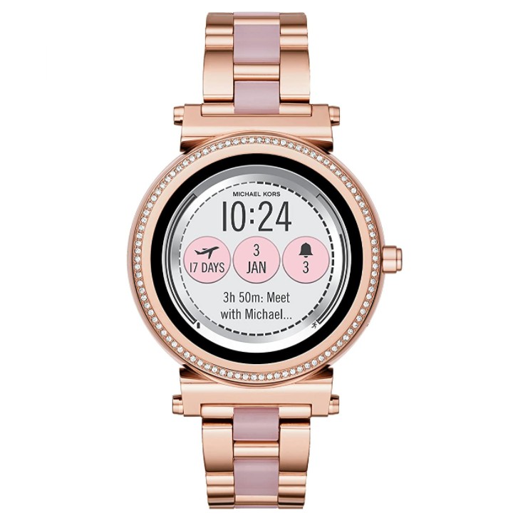 [Hàng Chính Hãng] Đồng hồ thông minh Nữ Michael Kors -Gold Pink- MKT5041 Siêu Sang Trọng Và Thời Trang