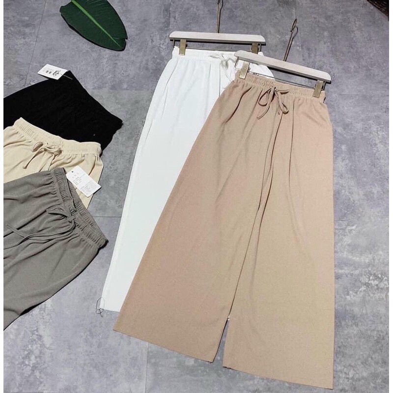 QUẦN ỐNG RỘNG -QUẦN  XUÔNG CHẤT TĂM COTTON