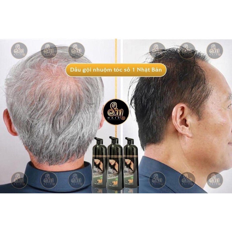 Dầu Gội Phủ Bạc Sin Hair Chiết Xuất Từ Nhân Sâm(bao hàng chính hãng cty 100%)