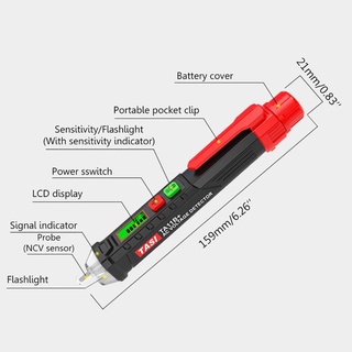 12-1000V Non-Contact AC Voltage Detector LCD Digital Display Test Meter Electeic
