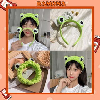 Băng đô, bờm cài tóc Bamona hình chú ếch xanh BD35