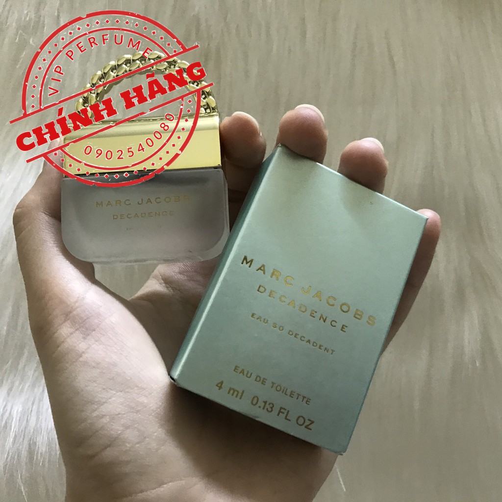 Nước hoa nữ chính hãng Marc Jacobs Decadence Eau So Decadent EDT 4ml