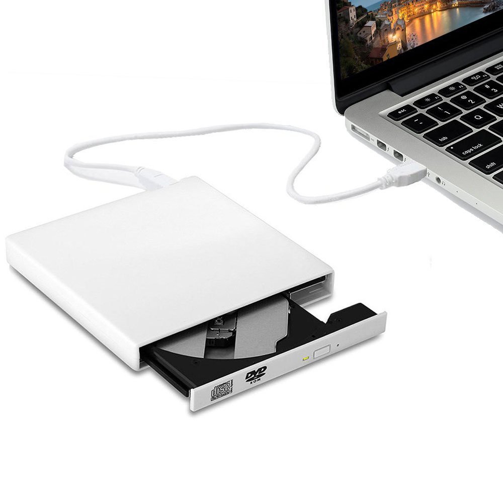 USB 2.0 External DVD Drive -RW Writer Burner Rewriter ROM Drive