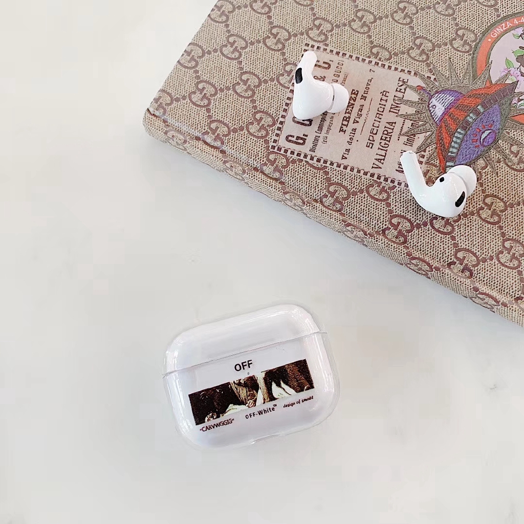 Fashion for Airpods Pro Luxury Transparent Bluetooth Headphone Protective Case