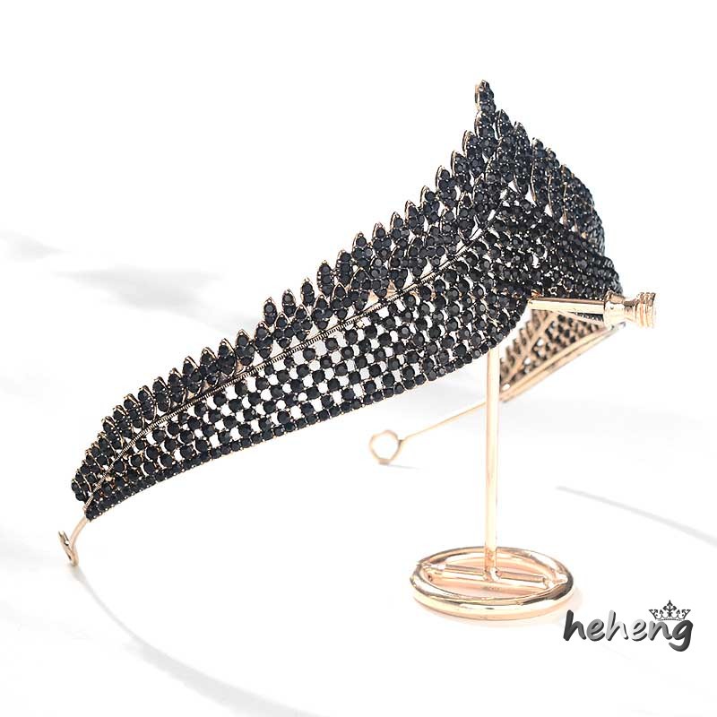 Vương Miện Cài Tóc Đính Đá Sang Trọng Cho Cô Dâu