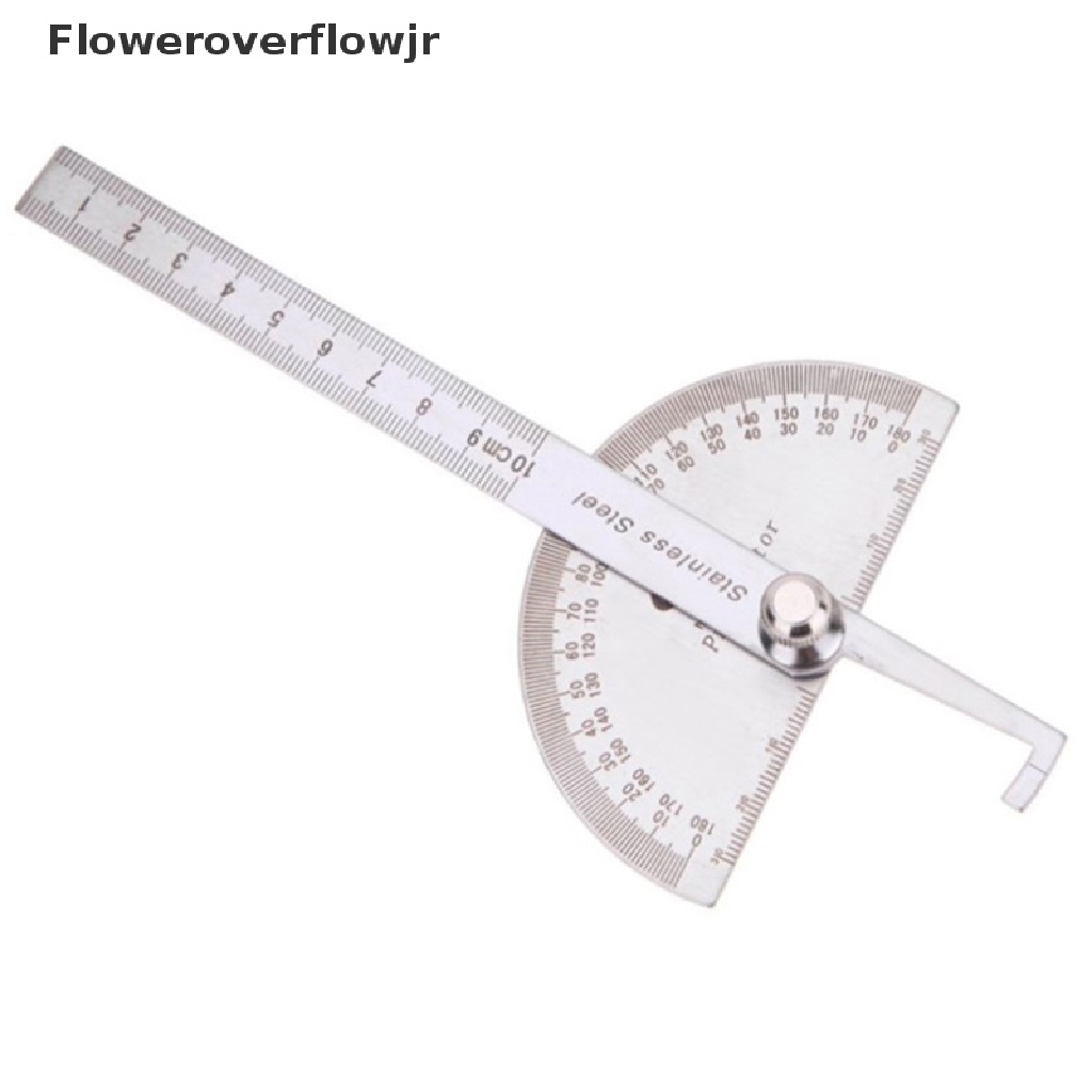 Thước đo góc 180 độ bằng thép không gỉ tiện lợi