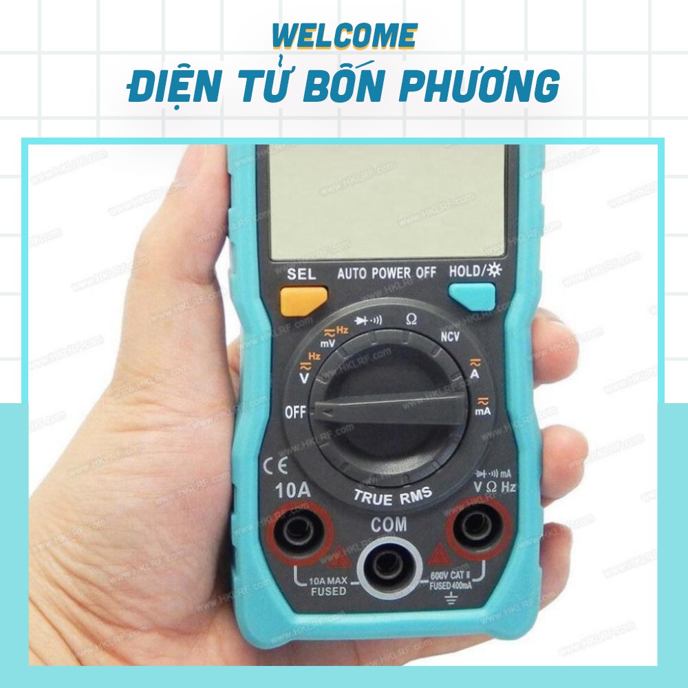 Đồng hồ vạn năng kỹ thuật số Zotek Zoyi Zt-C1 Multimeter bỏ túi đa chức năng đo AC/DC ôm Hz, rò nguồn điện