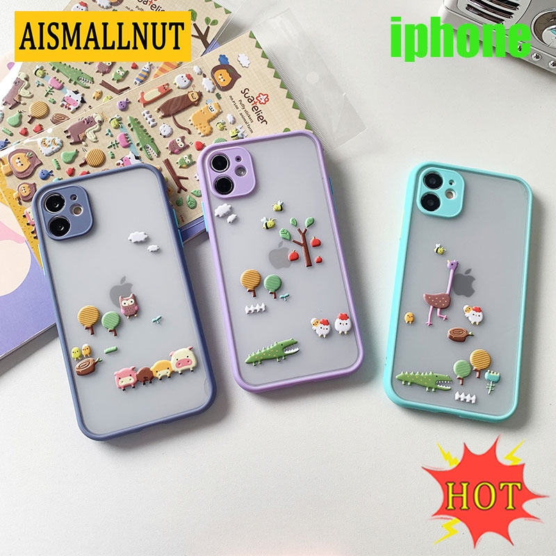 IPHONE Ốp Lưng Tpu Họa Tiết Hoạt Hình Dễ Thương Cho Iphone6 6s 6plus 6splus 7 8 7plus 8 8plus X Xs Xr Xsmax Iphone11 11pro 11promax Iphone12