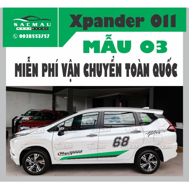Tem dán xe xpander 011