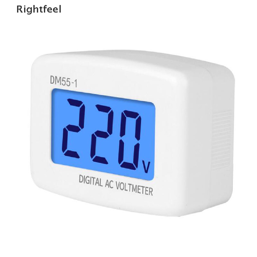 Vôn Kế Kỹ Thuật Số AC 80-300V Phích Cắm US DM55-1