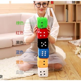 Xúc xắc bọc vải nhung 10cm