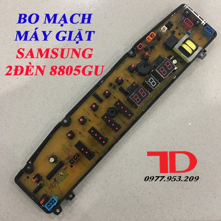 Bo mạch Máy Giặt SAMSUNG 2 Đèn 8805GU