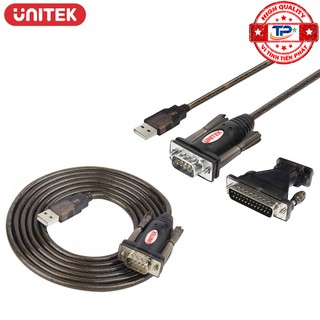Mua Cáp chuyển USB sang COM 9 RS232 Unitek Y-105 / Y-105A kèm DB9F to DB25M Adapter