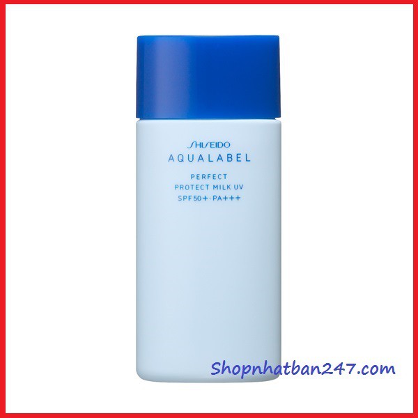 Sữa dưỡng da chống nắng Shiseido Aqualabel Perfect Protect Milk UV SPF50+ PA+++